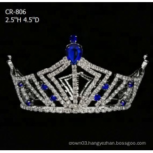 Full Round King Queen Small Crown Tiaras